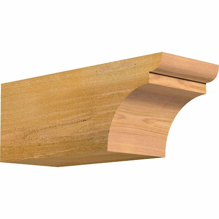 Ekena Millwork Yorktown Rough Sawn Rafter Tail, Western Red Cedar, 6"W x 6"H x 16"L RFT06X06X16YOR00RWR